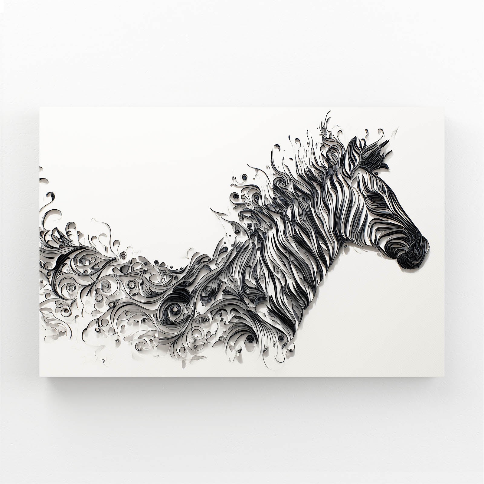 Abstract Zebra Wall Art – abstract canvas print