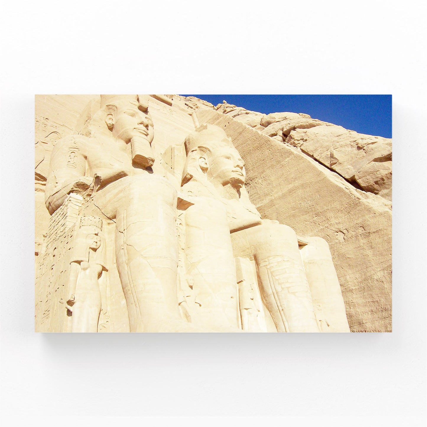 Abu Simbel Colossi Egyptian Wall Art – abu simbel colossi egyptian canvas print