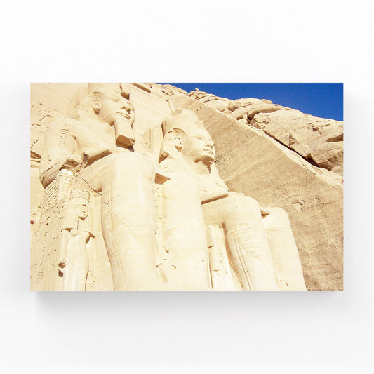 Abu Simbel Colossi Egyptian Wall Art – abu simbel colossi egyptian canvas print
