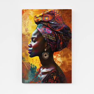 Aesthetic African Art Canvas