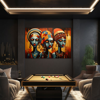 African Abstract Wall Art