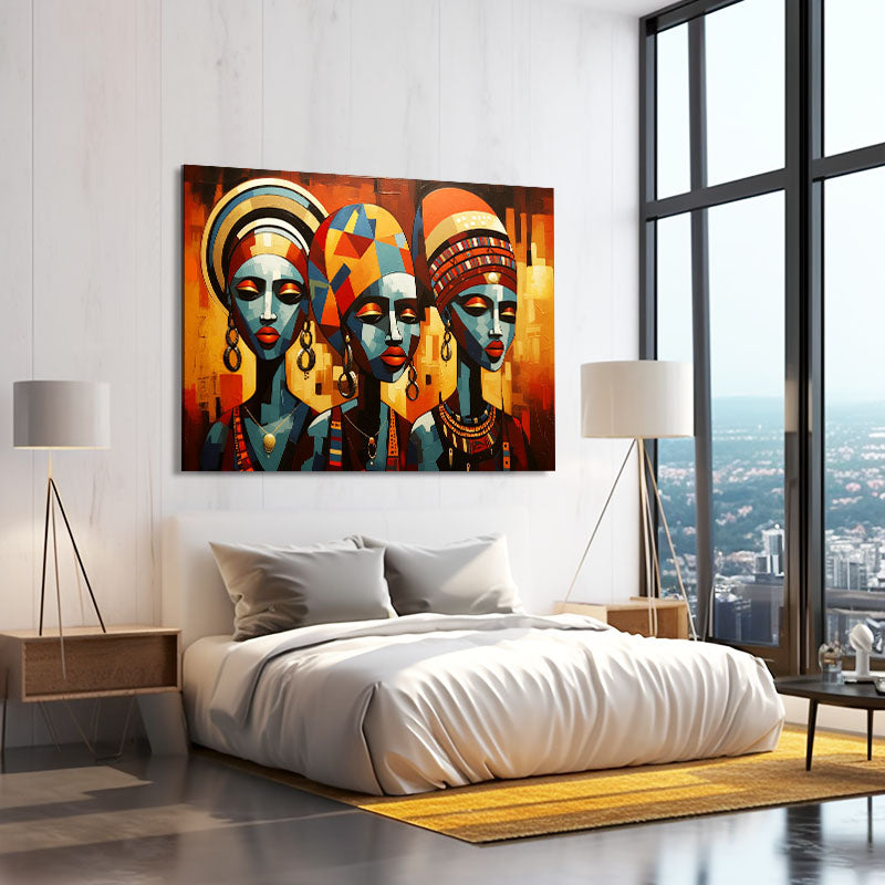 African Abstract Wall Art