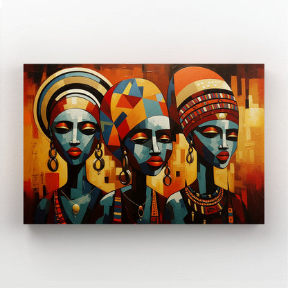 African Abstract Wall Art