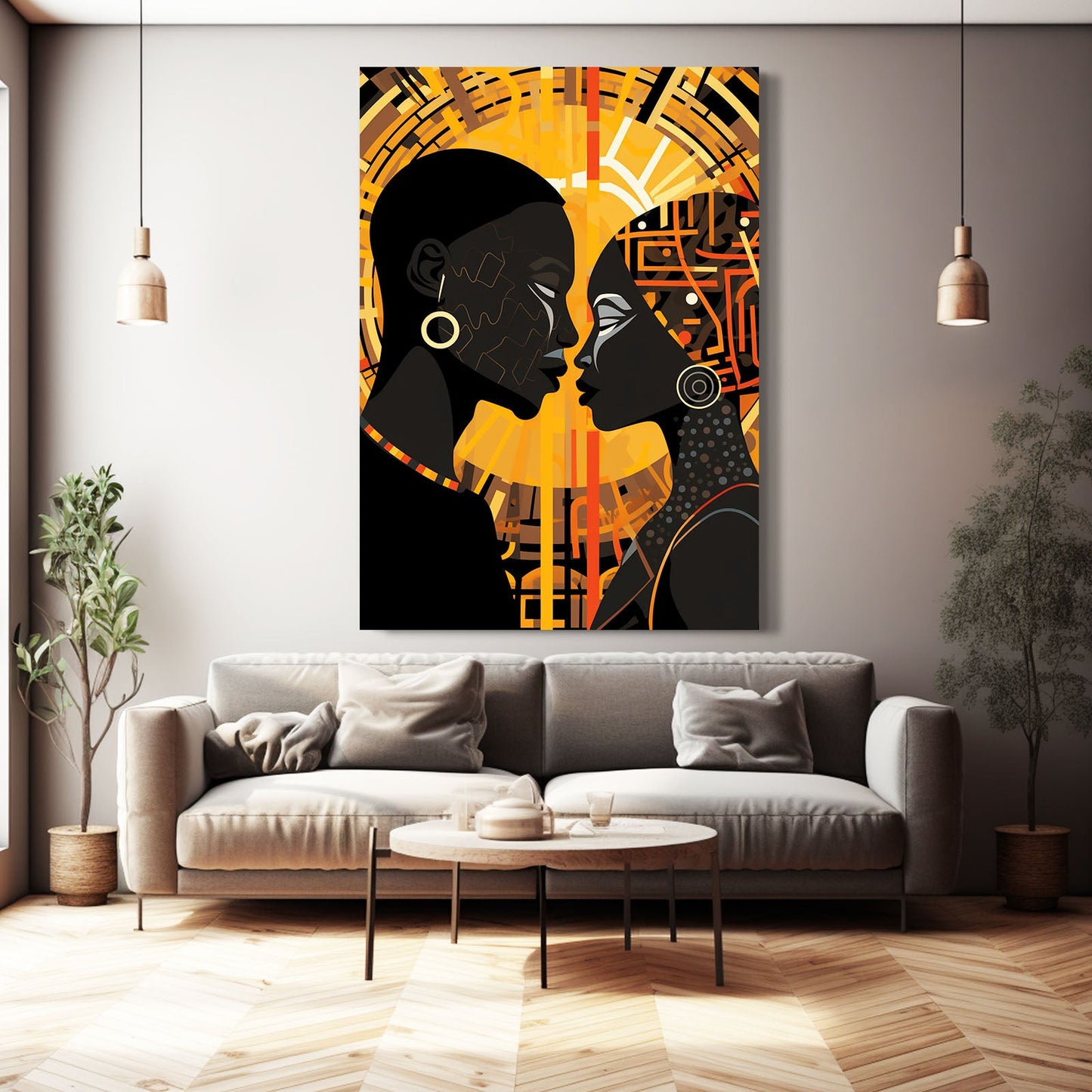 African American Love Wall Art