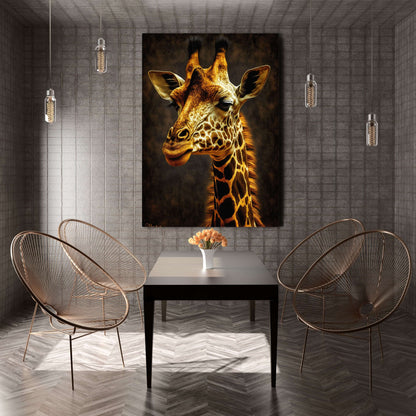 African Animal Canvas Wall Art
