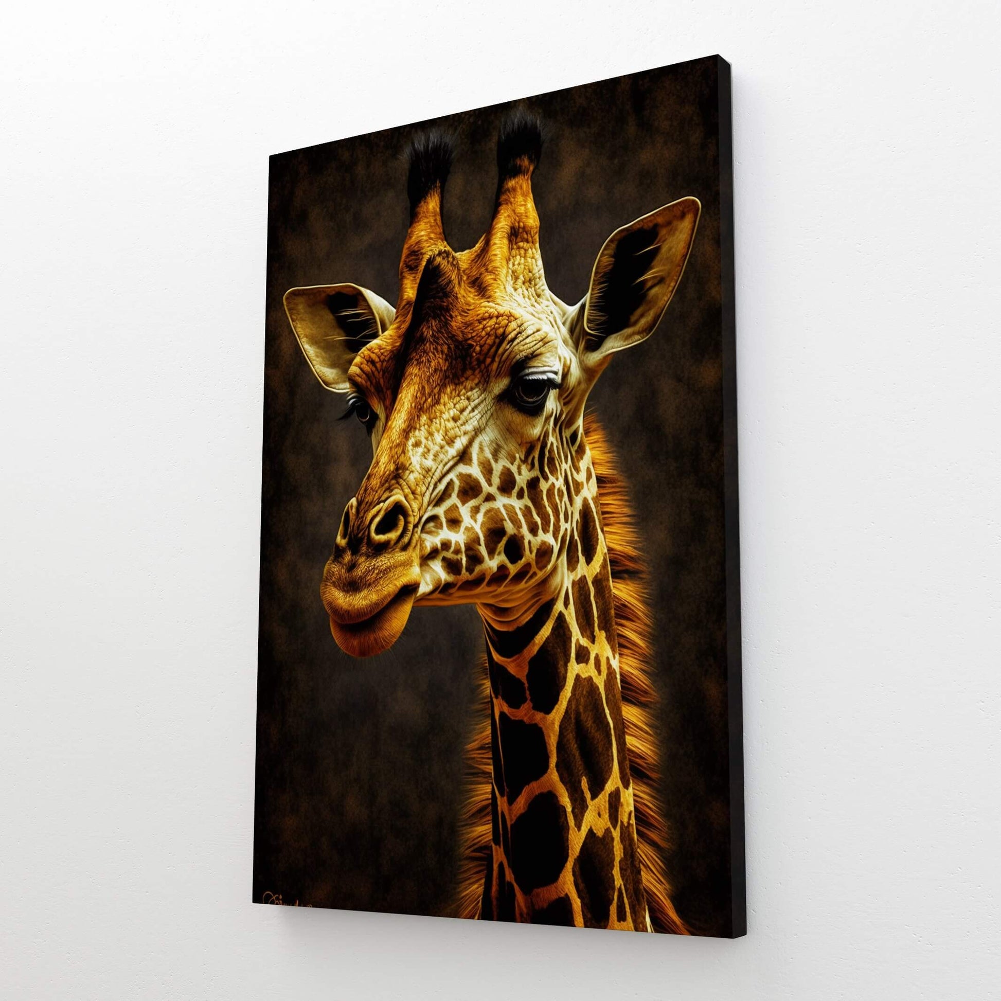 African Animal Canvas Wall Art