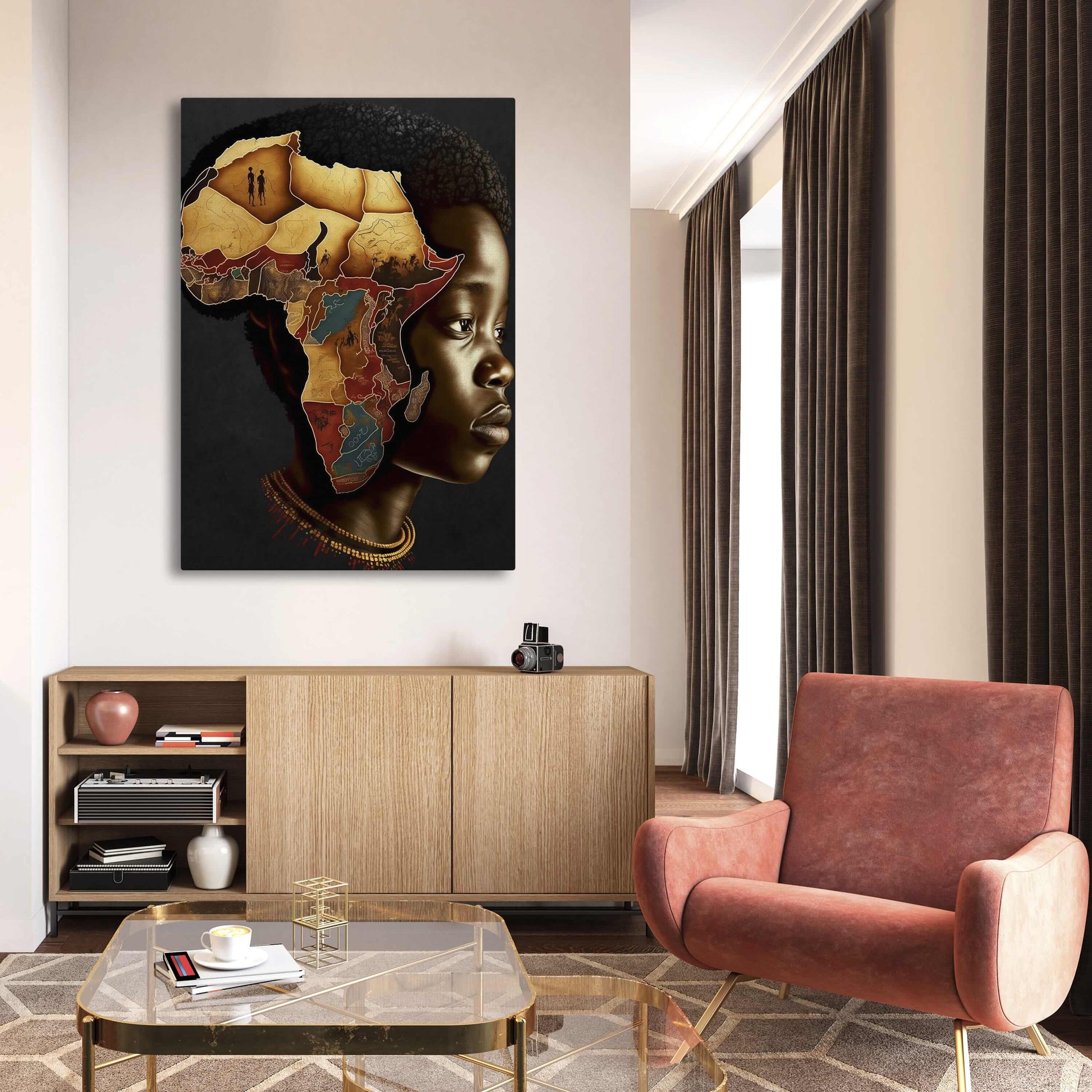 African Art Wall