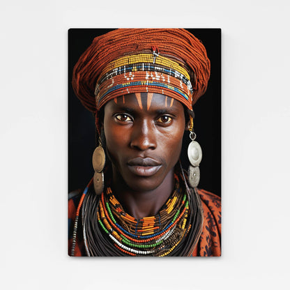 African Black Man Wall Art