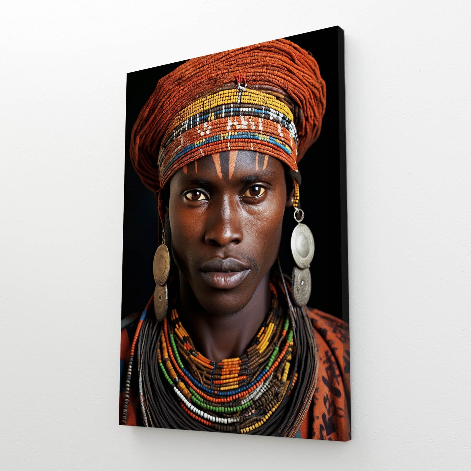 African Black Man Wall Art