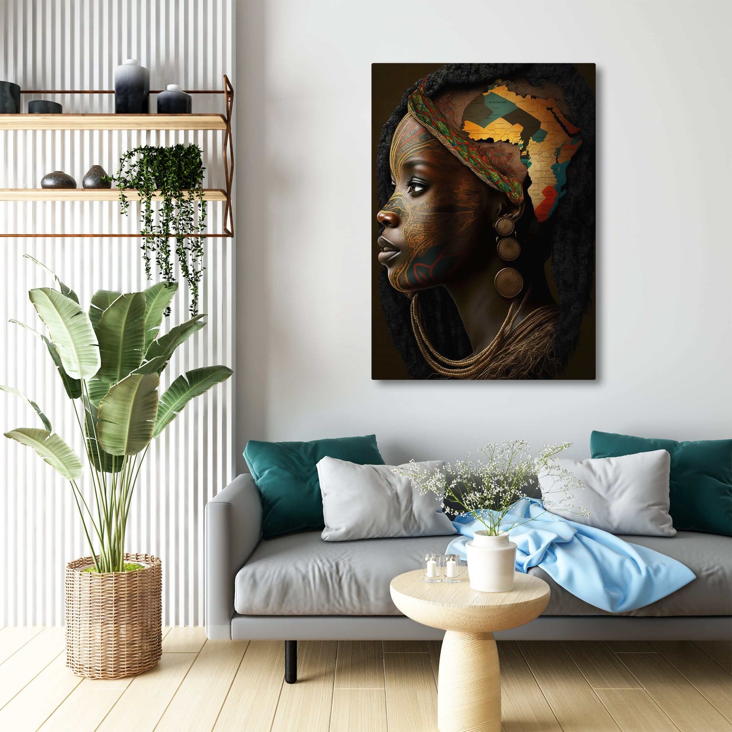African Canvas Wall Art