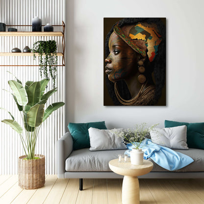 African Canvas Wall Art