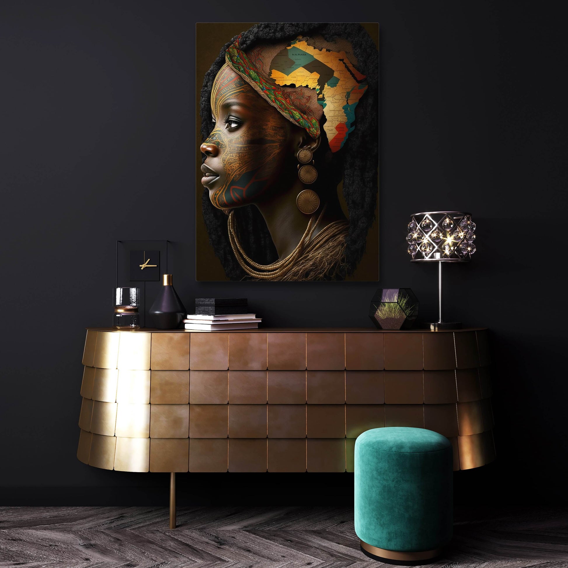 African Canvas Wall Art