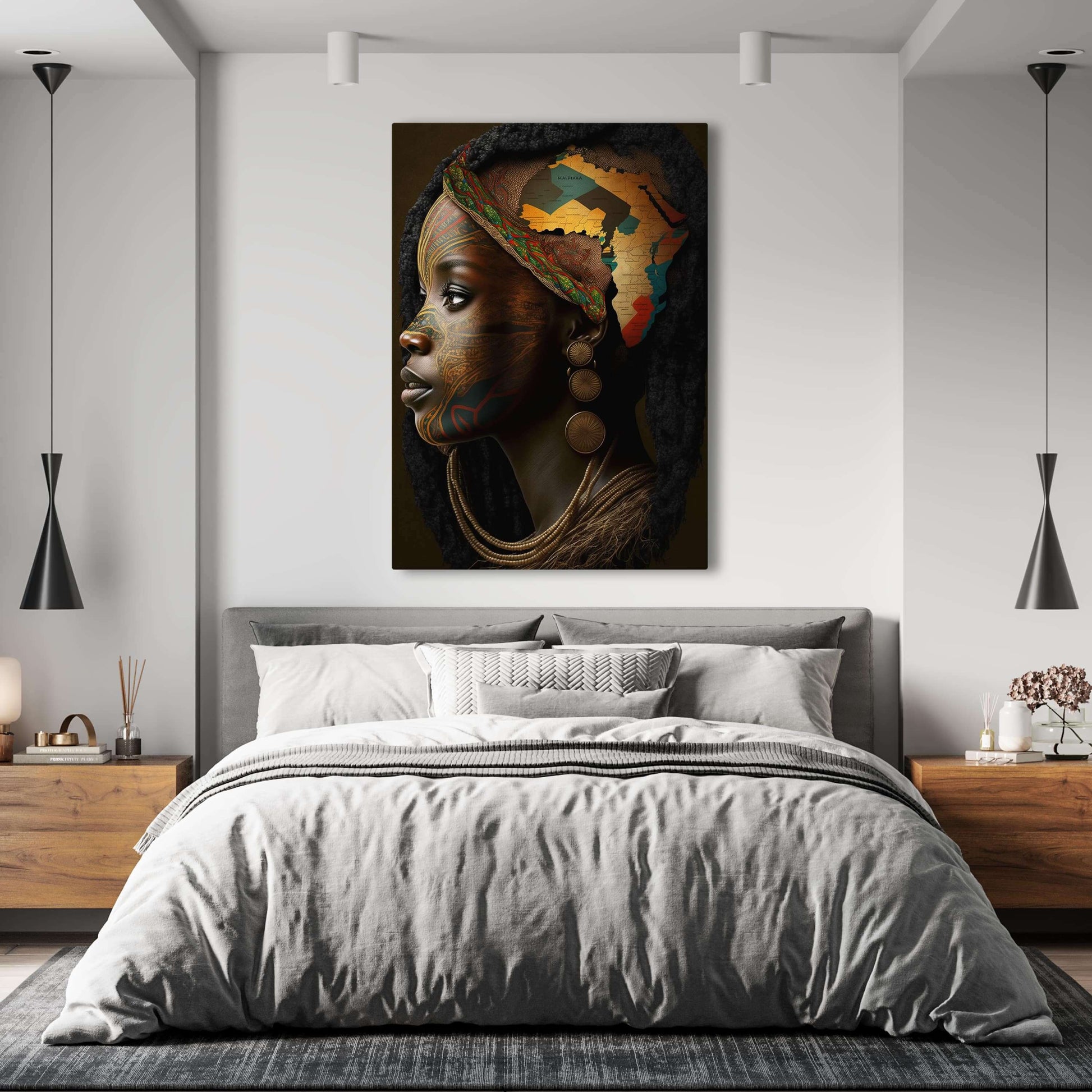 African Canvas Wall Art