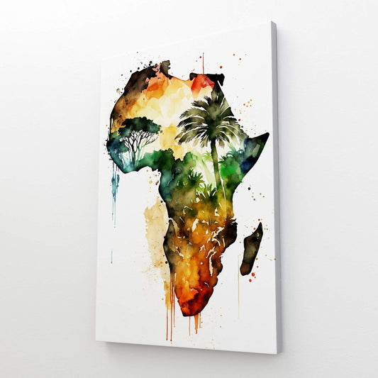 African Continent Wall Art