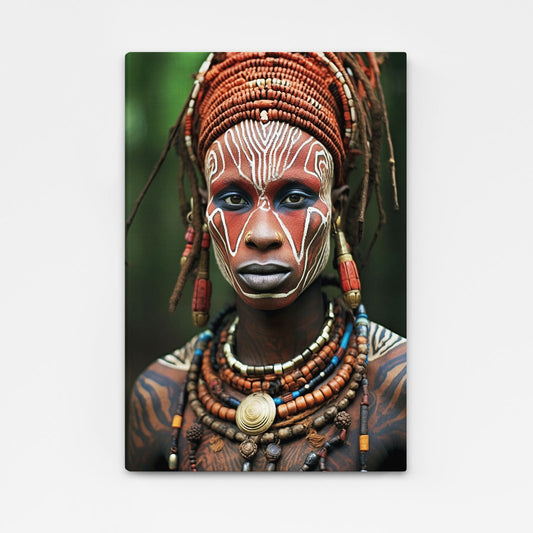 African Cultural Man Wall Art