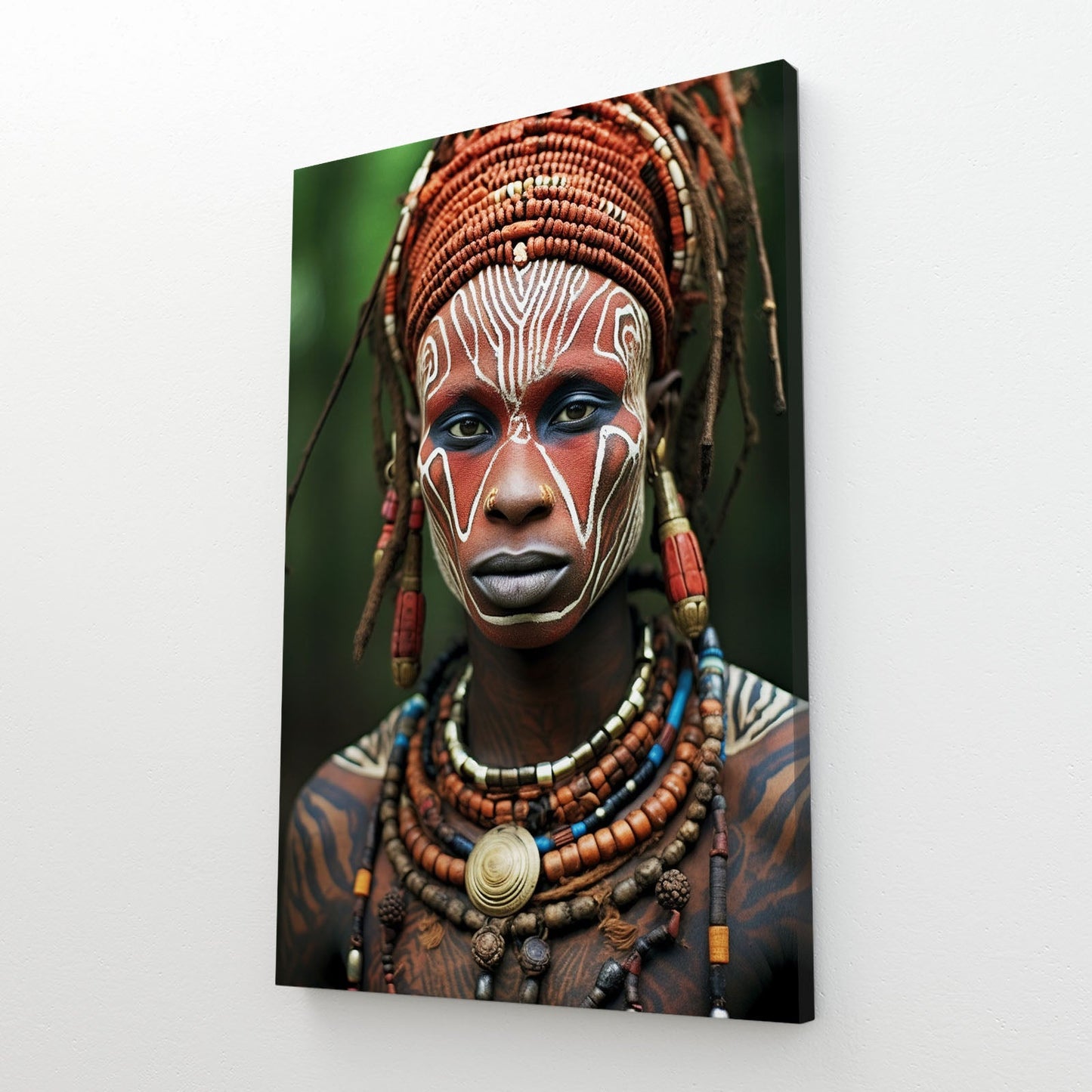 African Cultural Man Wall Art