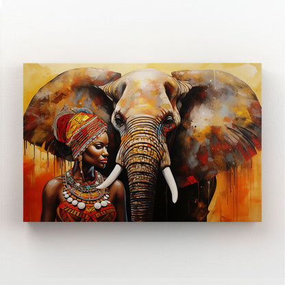 African Elephant Wall Art