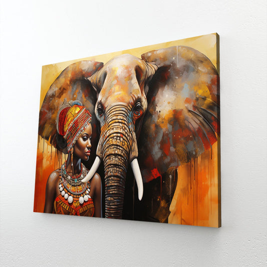 African Elephant Wall Art