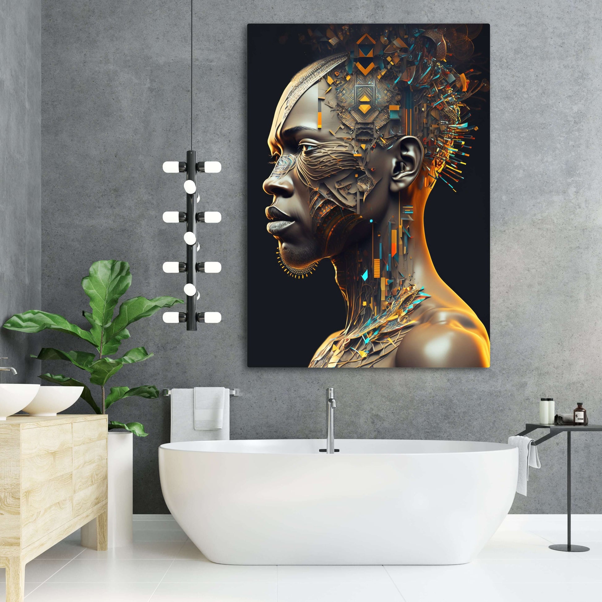 African Evolved Spirit Art Décor