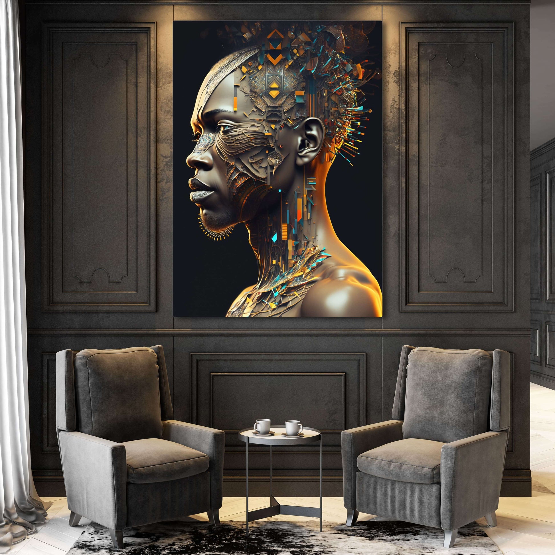 African Evolved Spirit Art Décor