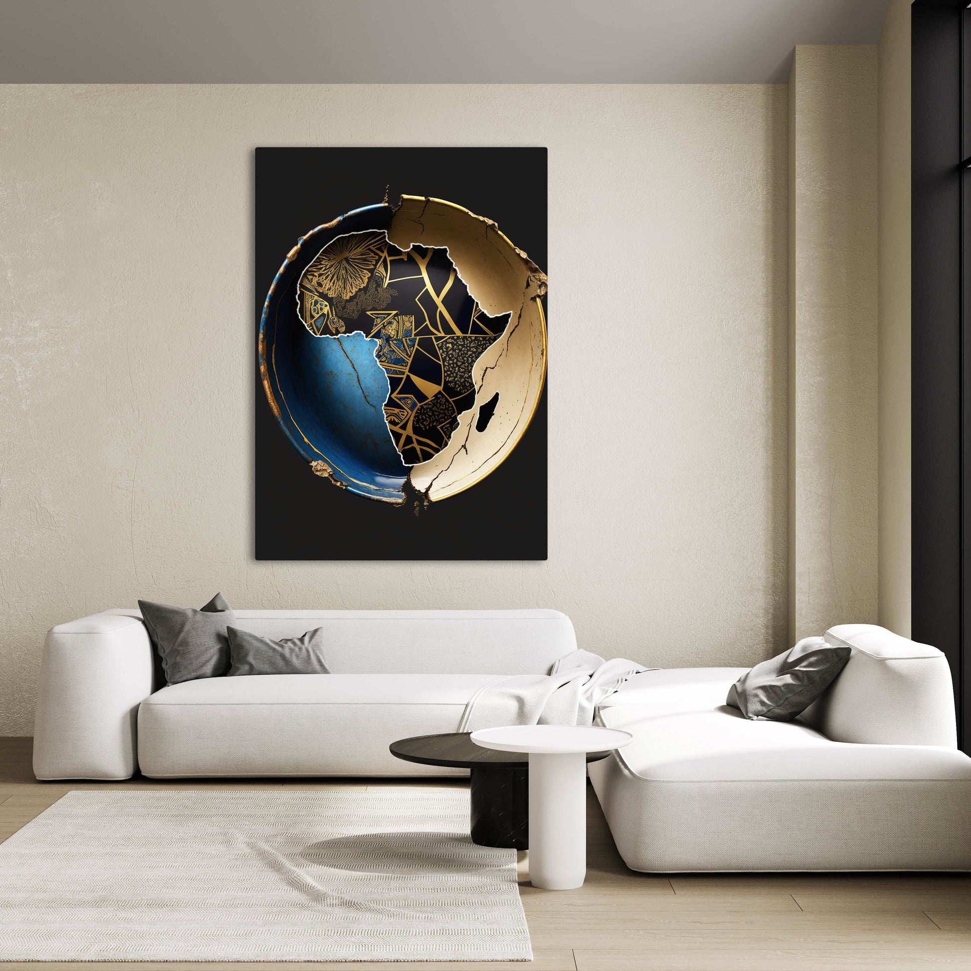 African Fabric Wall Art
