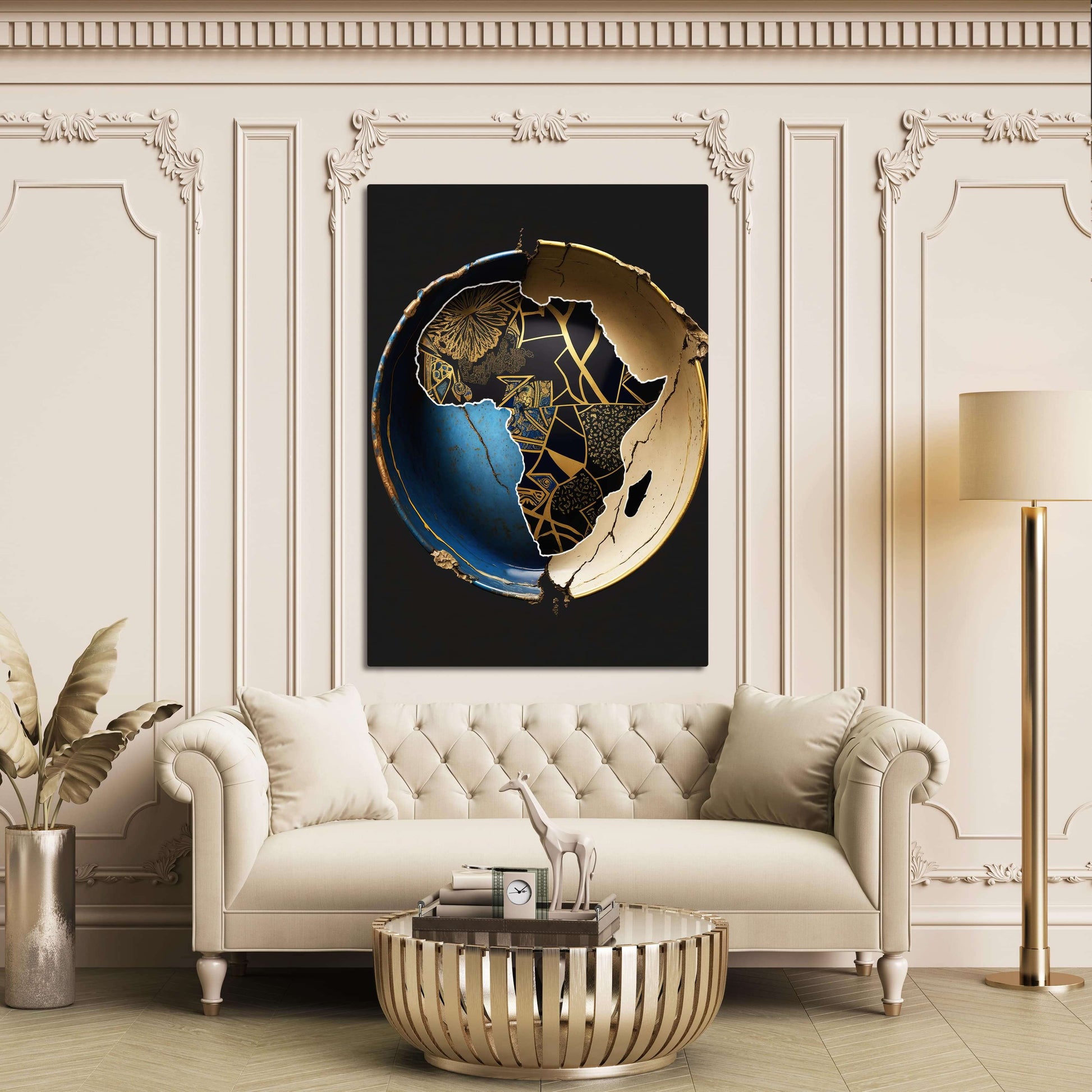 African Fabric Wall Art