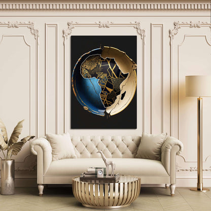African Fabric Wall Art