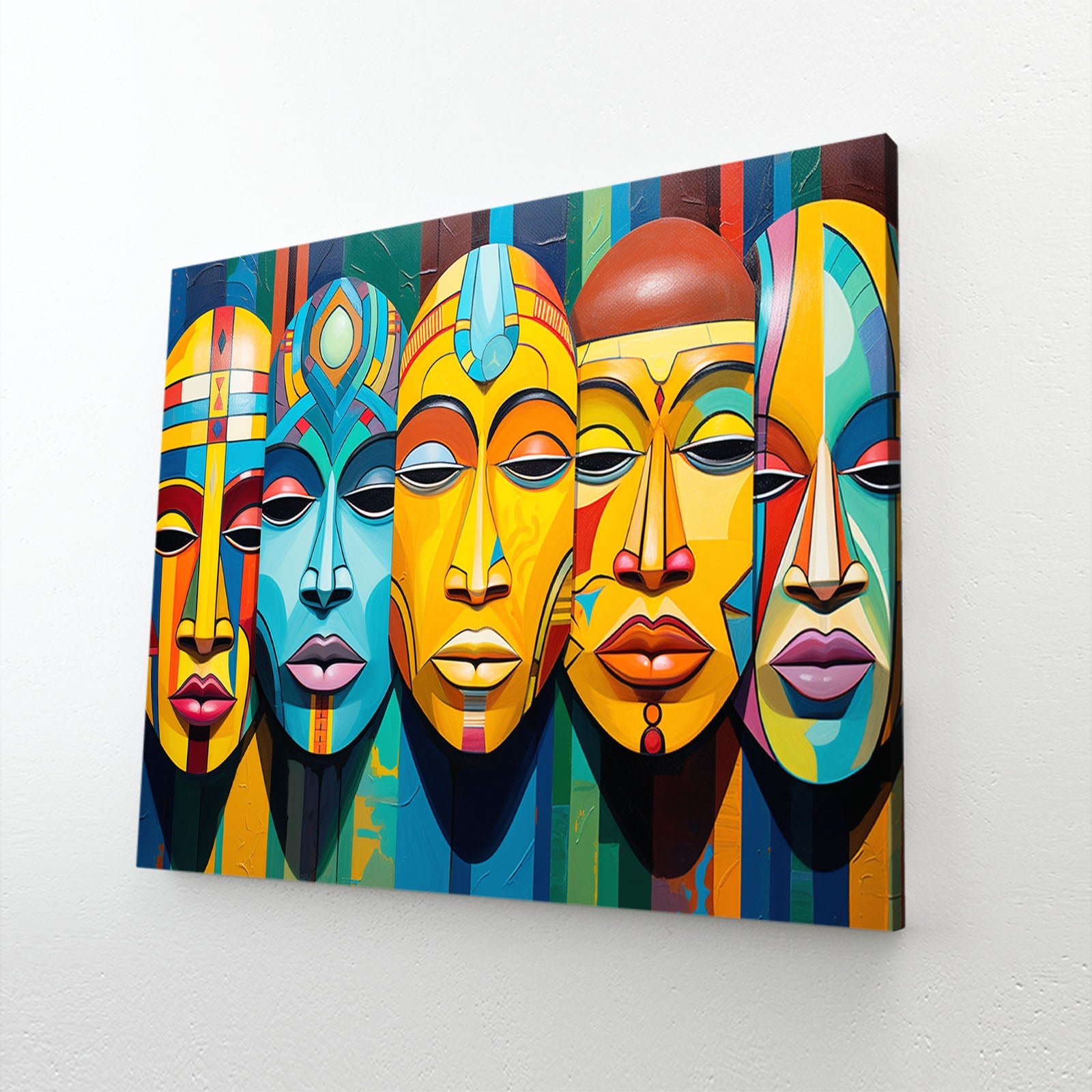 African Face Wall Art Decor