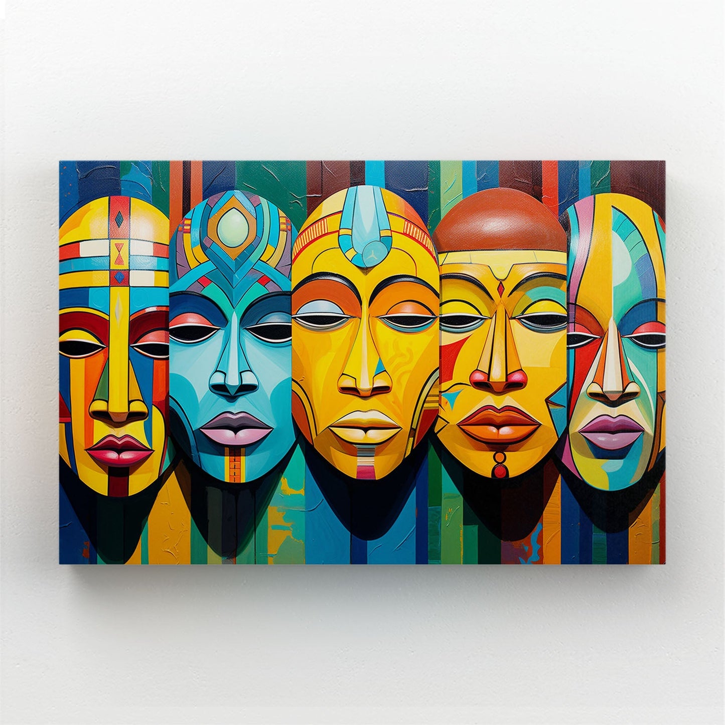 African Face Wall Art Decor