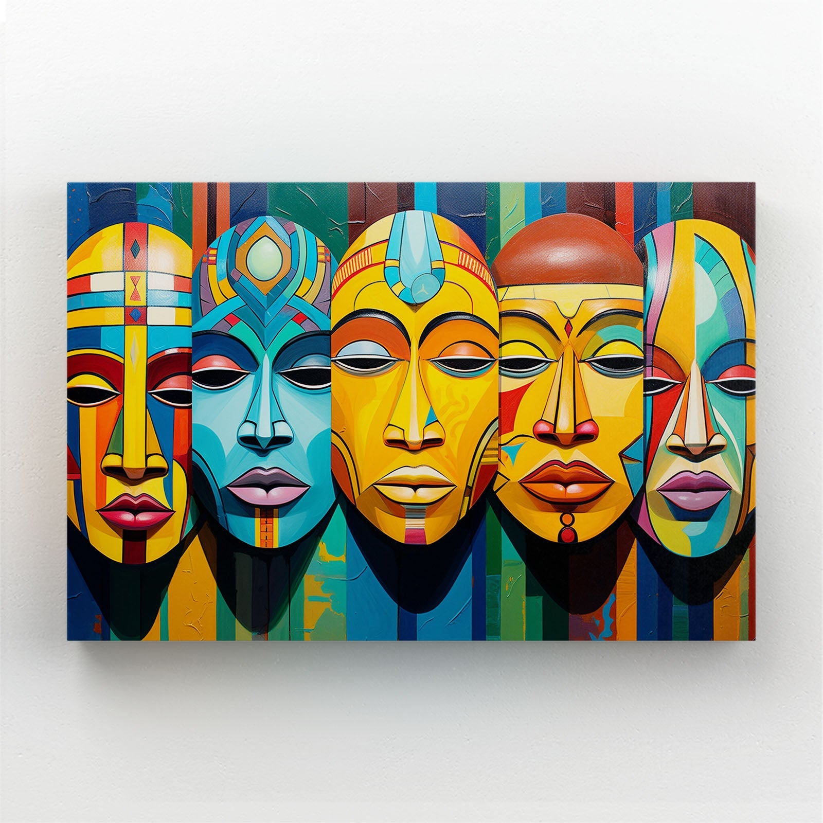 African Face Wall Art Decor