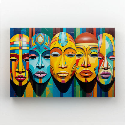African Face Wall Art Decor