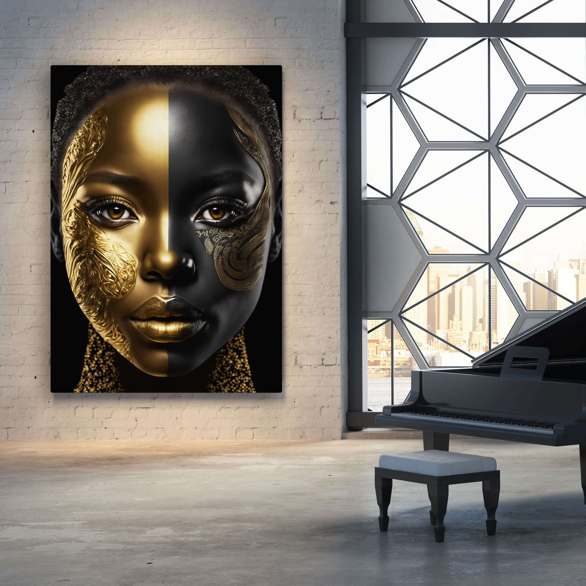 African Girl Wall Art