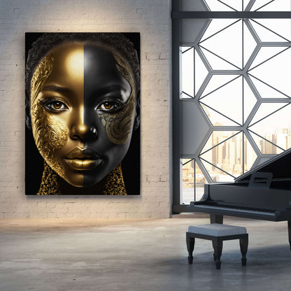 African Girl Wall Art
