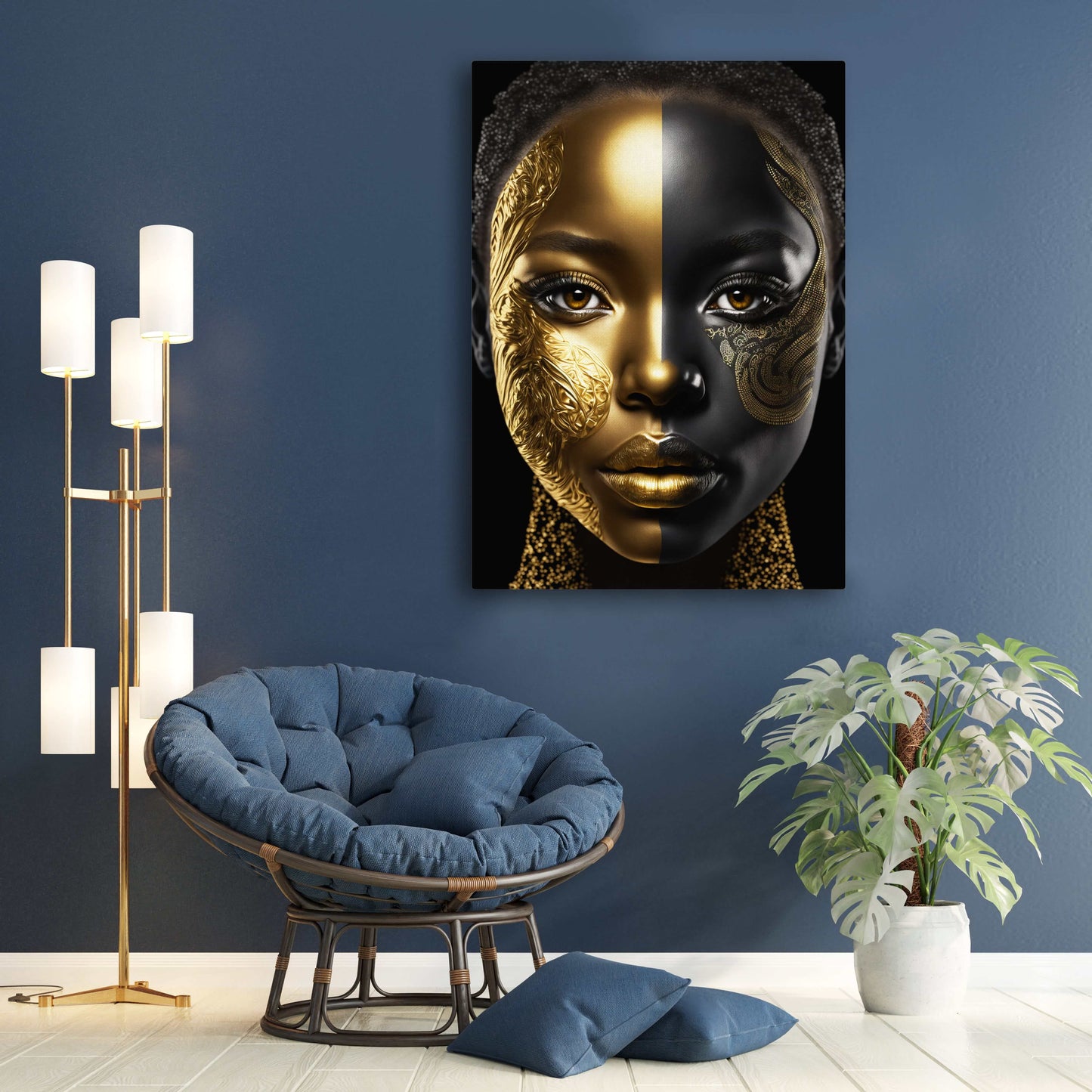 African Girl Wall Art