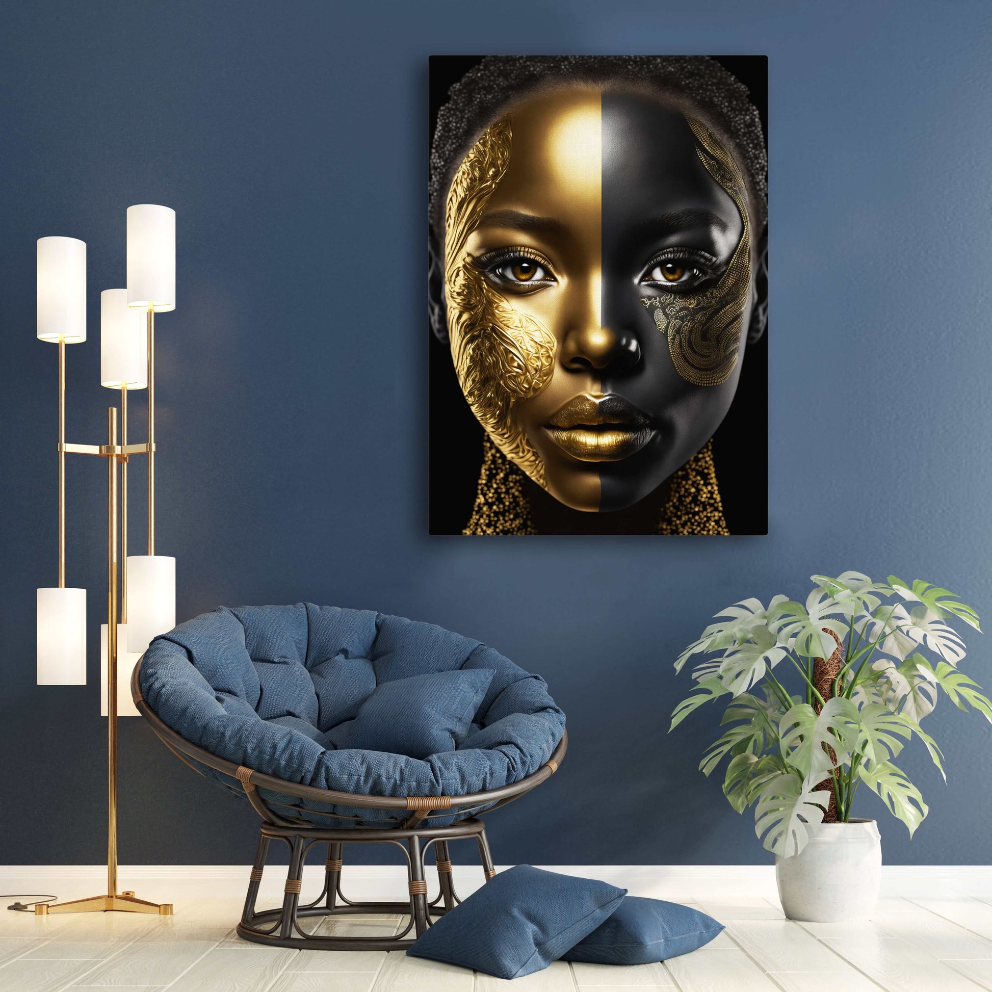 African Girl Wall Art