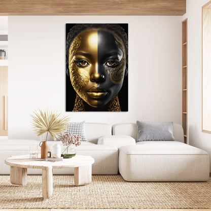 African Girl Wall Art