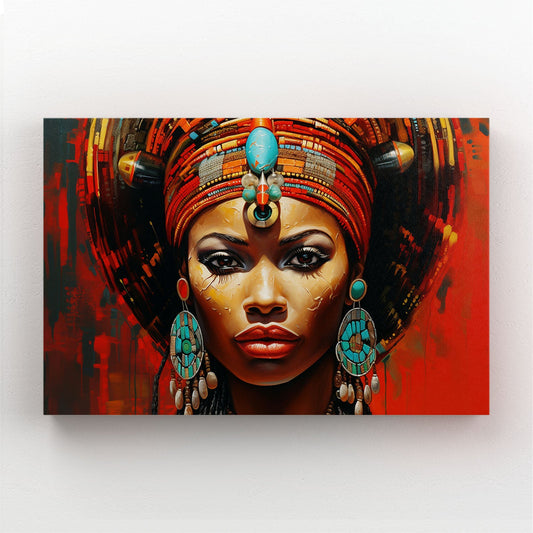 African Lady Wall Art
