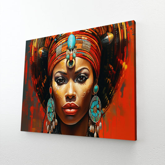 African Lady Wall Art