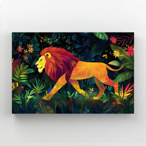 African Lion Art