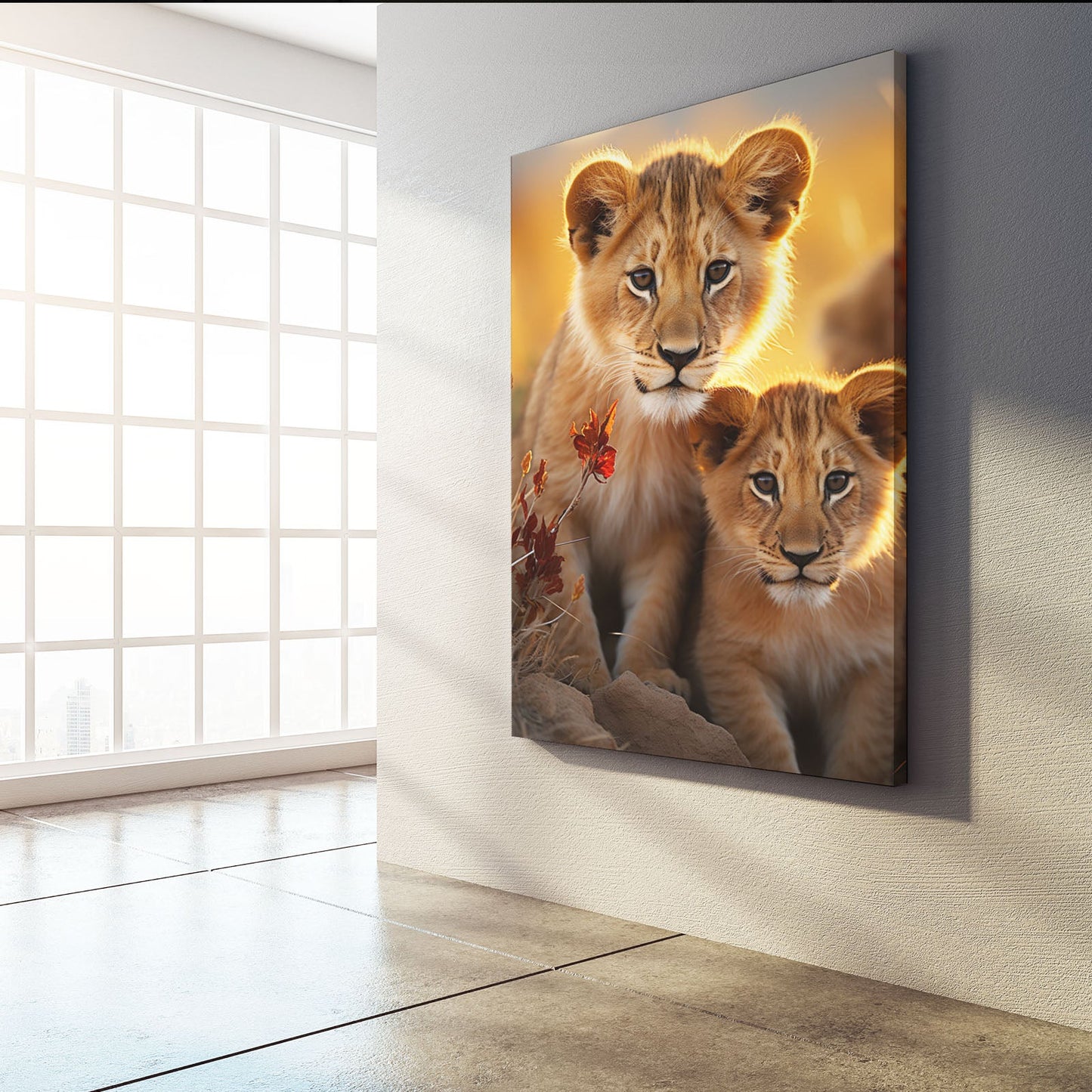 African Lions Wall Art