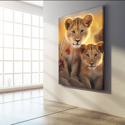 African Lions Wall Art