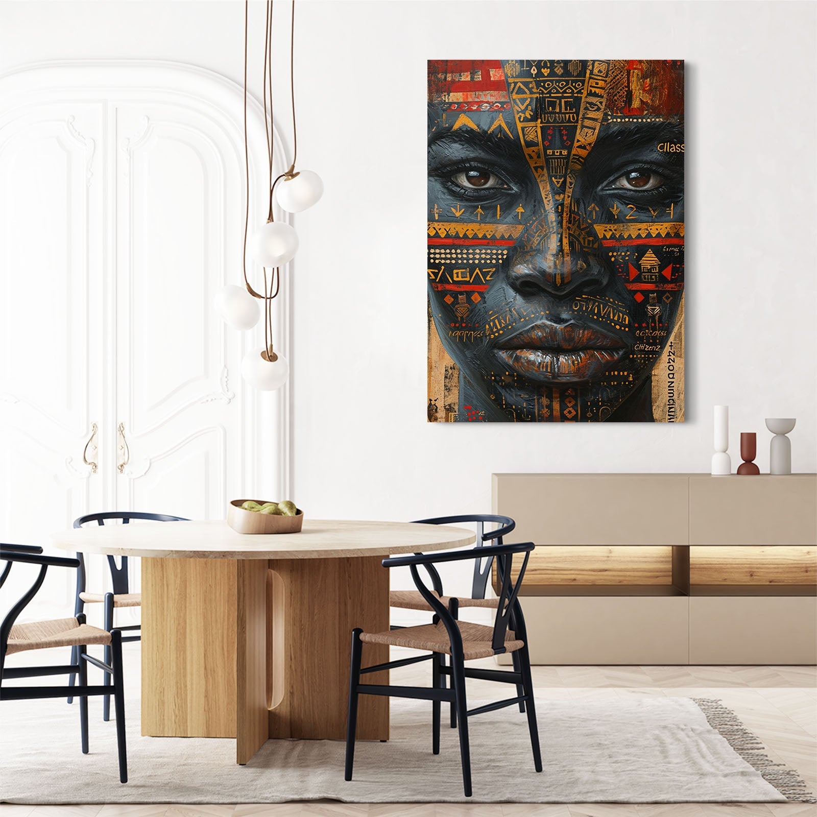 African Mask Wall Art