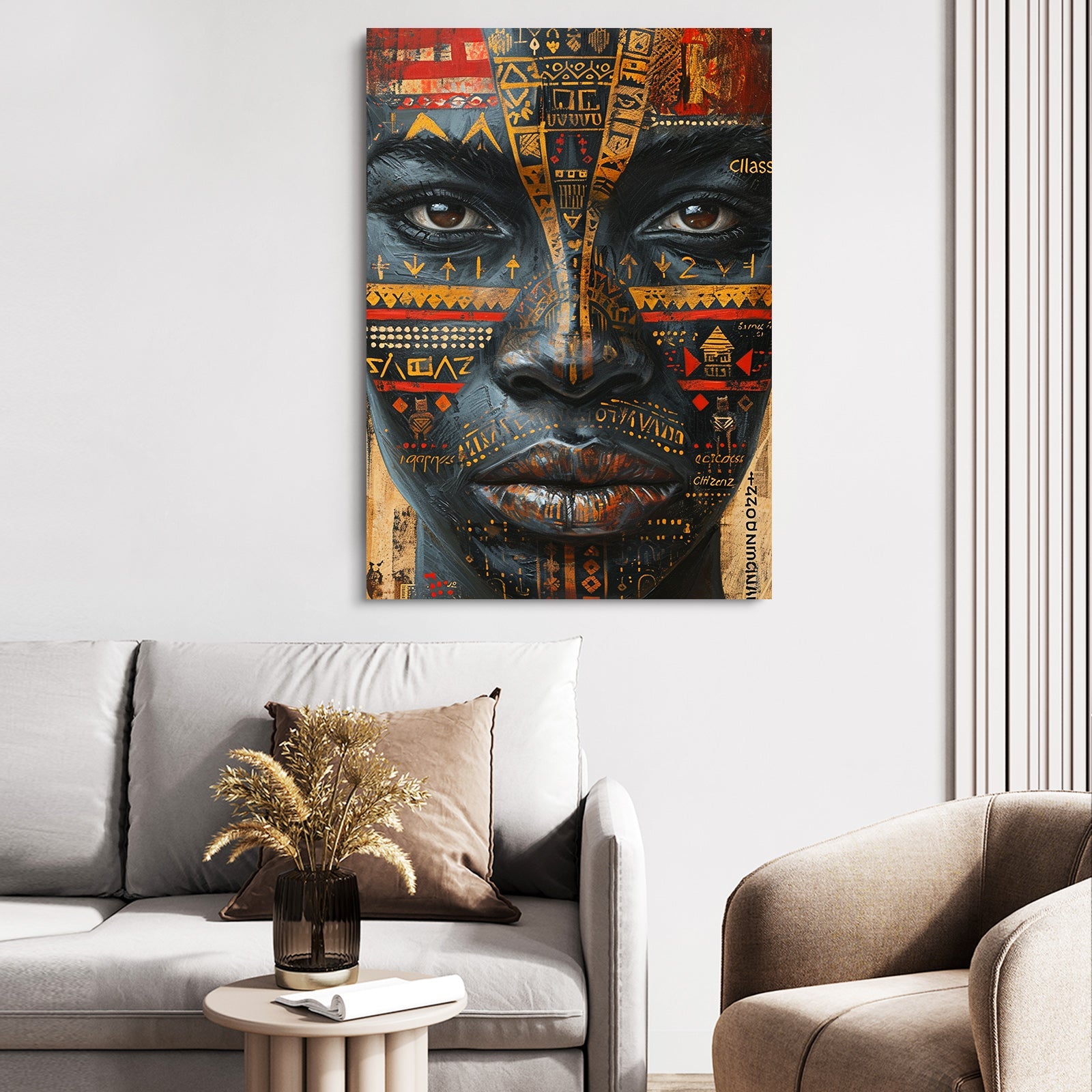 African Mask Wall Art