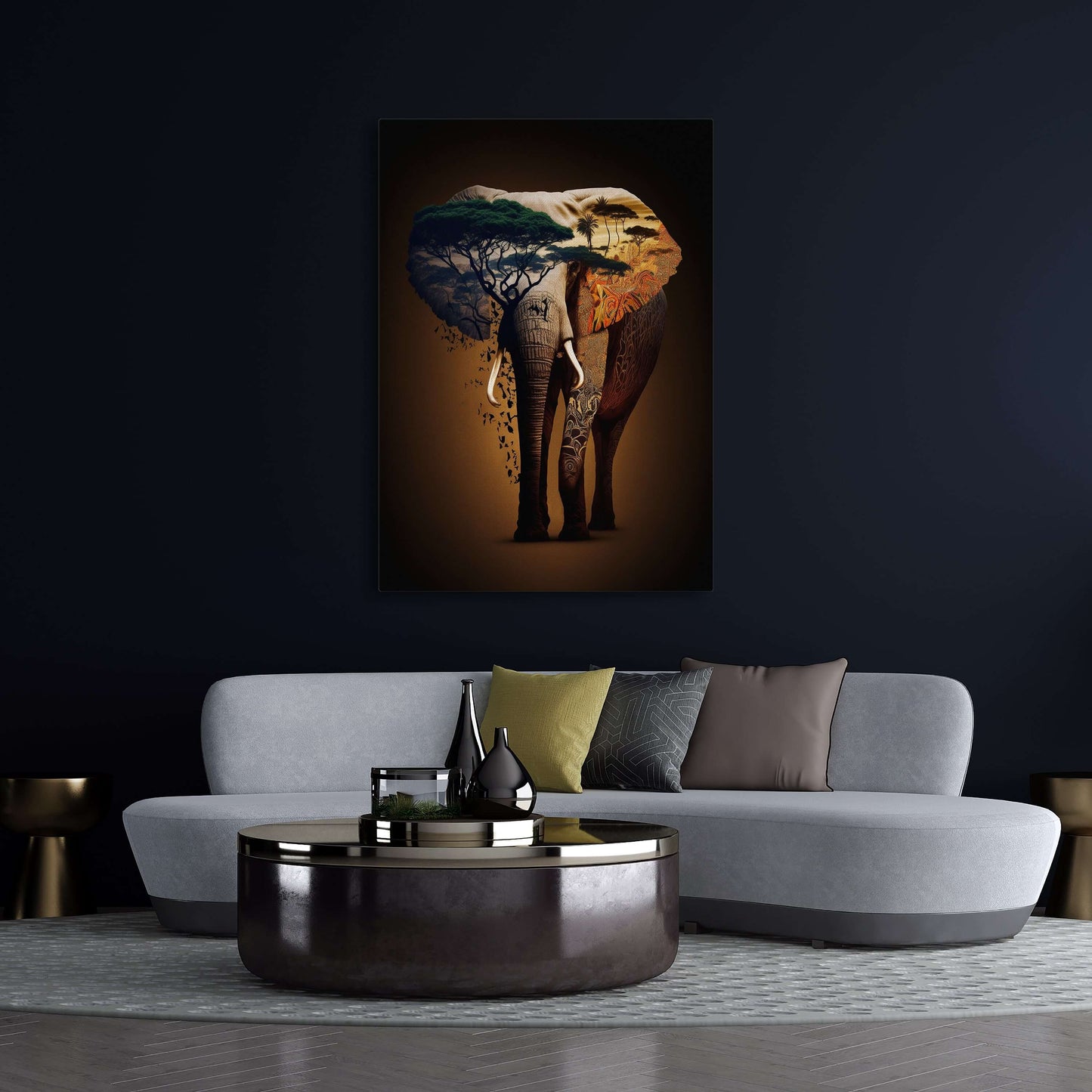 African Safari Canvas Wall Art