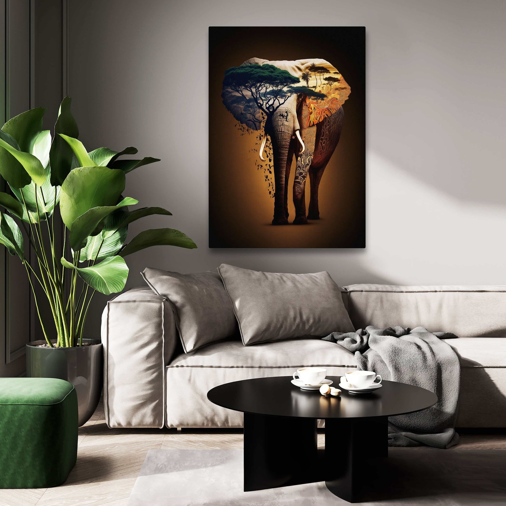 African Safari Canvas Wall Art