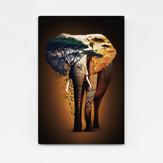 African Safari Canvas Wall Art