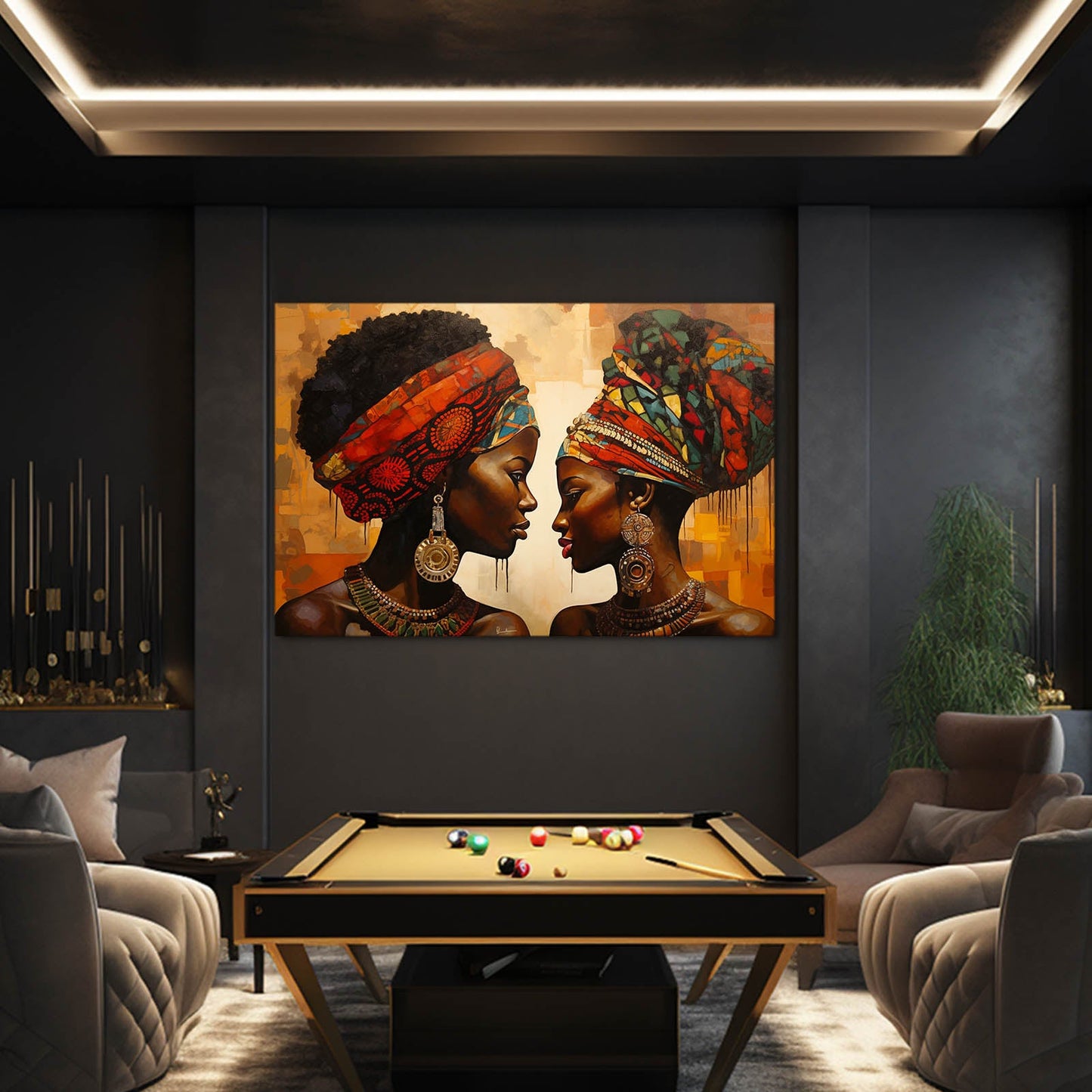 African Wall Art For Bedroom