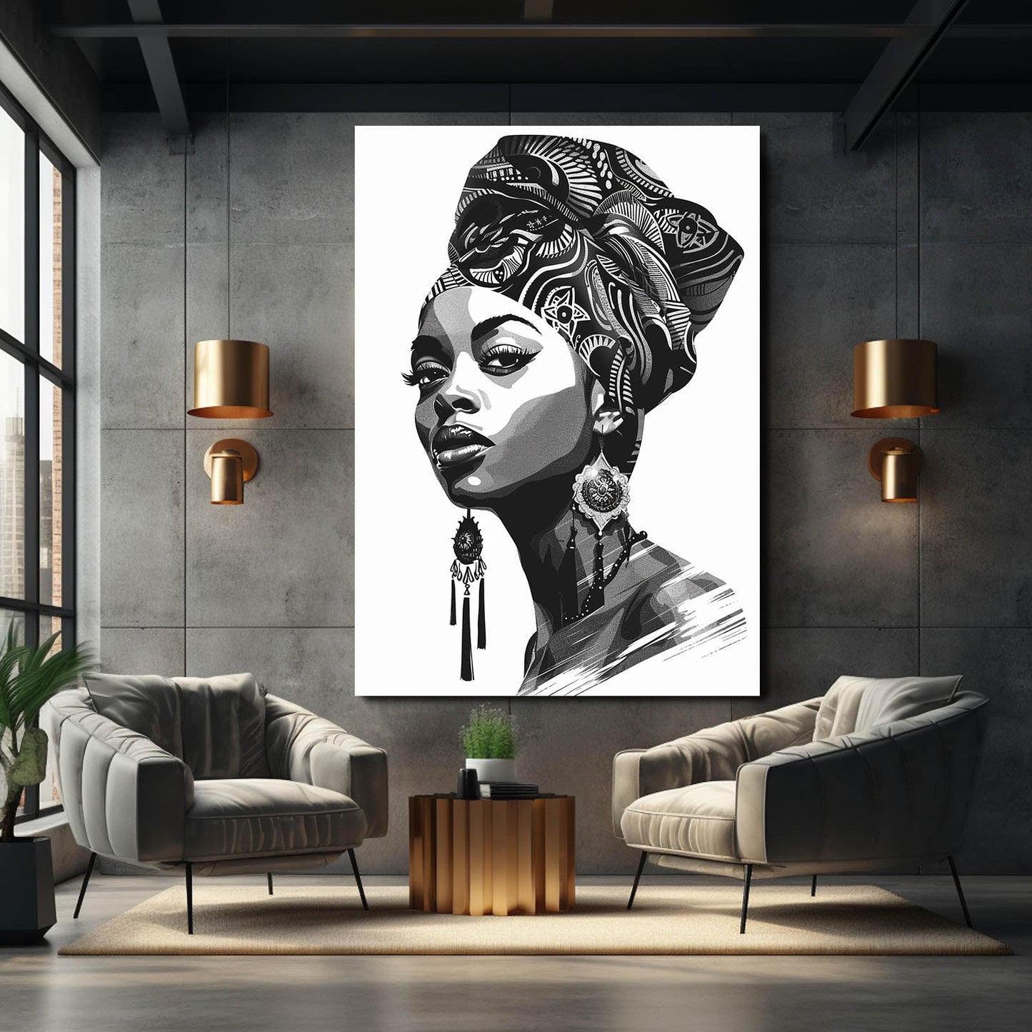 African Wall Art For Dining Room