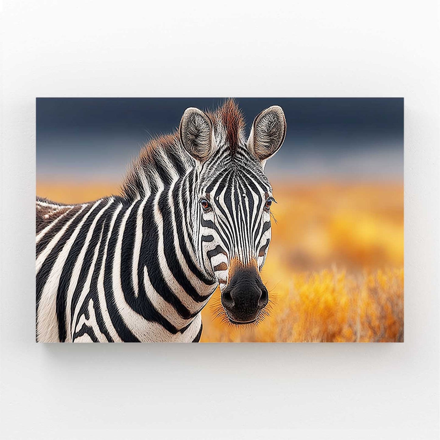 African Zebra Canvas – african canvas print