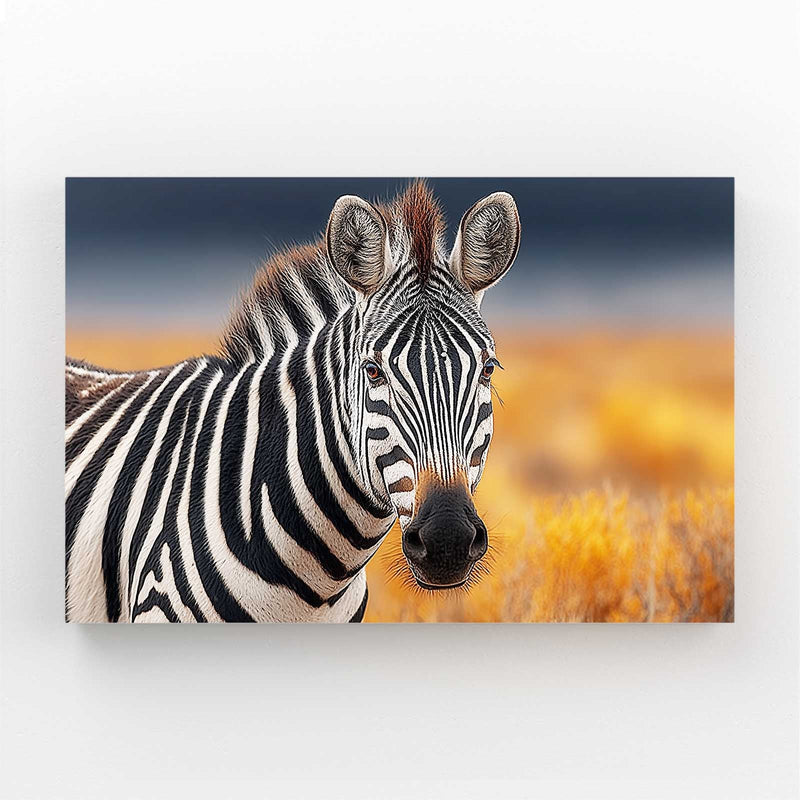 African Zebra Canvas – african canvas print